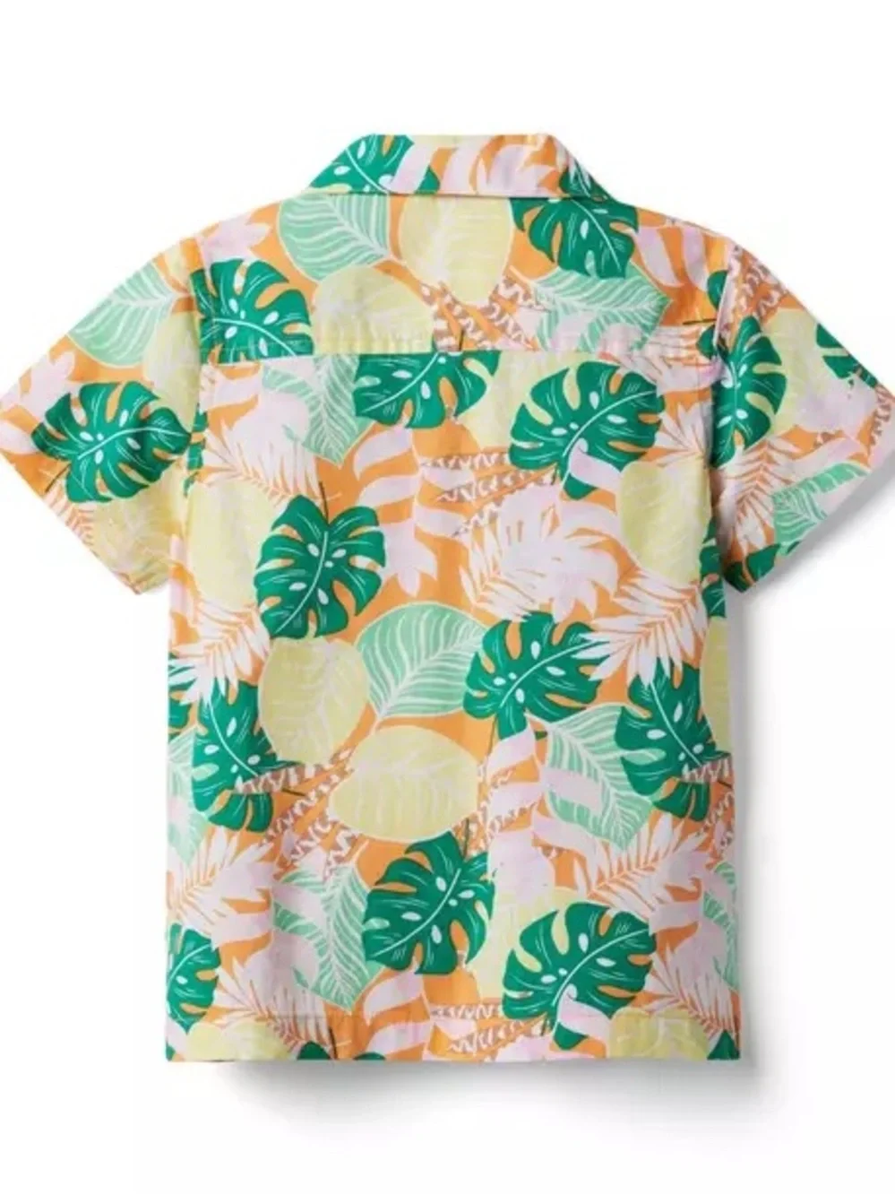 Janie‎ And Jack Boys Tropical Poplin Shirt  Button Up Size 8
